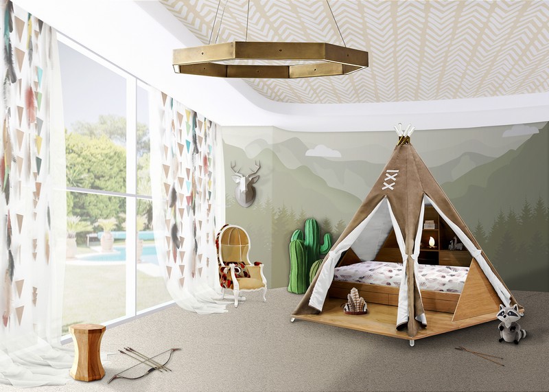 Kids Bedroom Ideas: Meet Original Teepee Room By Circu ➤To see more interior design ideas and the best shops visit us at http://interiordesignshop.net #interiordesign #salonedelmobile #isaloni @interiordesignshop