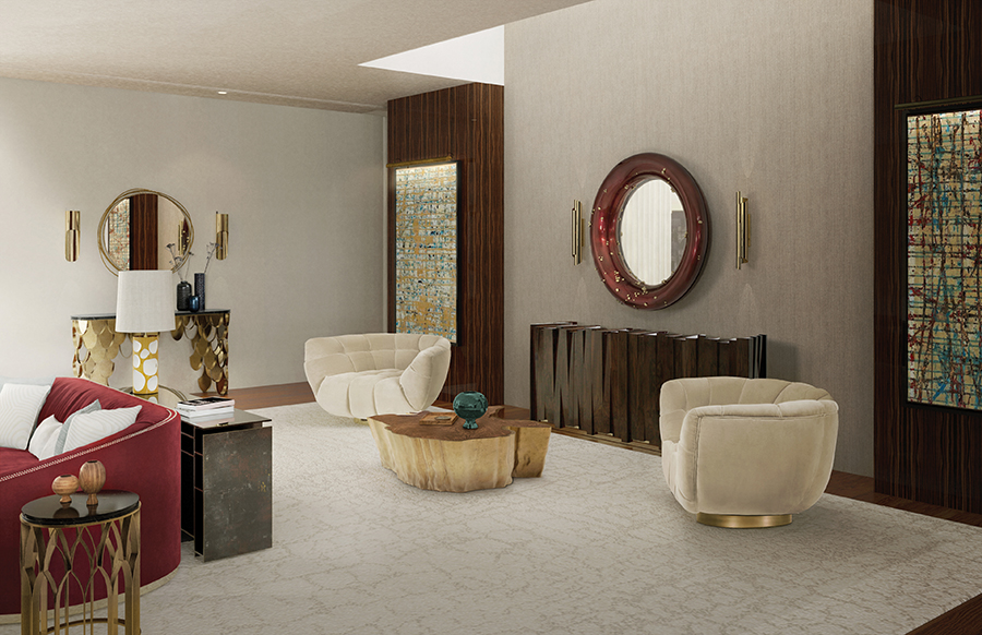 Interior Design Shops - How To Create The Perfect Living Room ➤ To see more news about the Interior Design Shops in the world visit us at www.interiordesignshop.net/ #interiordesign #livingroom #luxurybrands @interiordesignshop @koket @bocadolobo @delightfulll @brabbu @essentialhomeeu @circudesign @mvalentinabath @luxxu @covethouse_